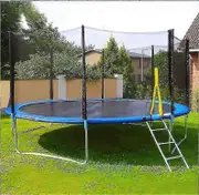 8 Feet Trampoline Safety Net For Outdoor Children, Nylon Protective Net Trampoline Fence Accessories, Protective Net Seine Trampoline Guard Net WYBEST