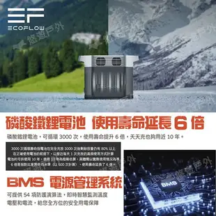 【EcoFlow】Delta 2 戶外儲能電源 EFD330 移動電源 電池 戶外電源 停電應急 輕量 露營 悠遊戶外