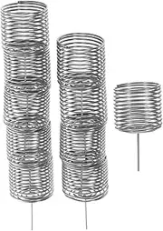 Sosoport 10pcs Stainless Steel Fertilizer Baskets for Bonsai Garden Planter Orchid Fertilizer Containers
