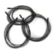 DIY Plumbing Drain Snake Auger Cleaning Tool Spring Cable Sewer Pipe 3 meter black spring 3pcs total 9 meters loose package