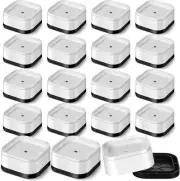 Ecally 16 Pack Furniture Risers Adjustable Bed Desk Leg White