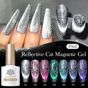 Reflective Sparkle Glitter Cat Eye Magnetic Gel Born Pretty