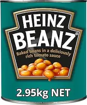 Heinz Beanz Baked Beans in Tomato Sauce Catering Bulk Tin Canned Food Ready To Eat 2.95kg