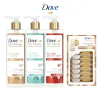 在飛比找蝦皮商城優惠-【Dove多芬】髮結構修護洗髮露380ml+修護高效安瓶髮膜