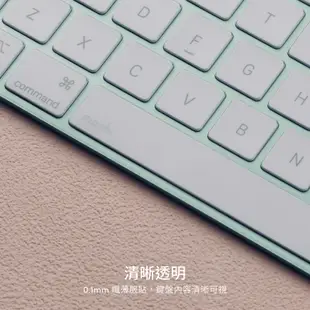 Moshi ClearGuard MK 超薄鍵盤膜 for iMac（24-inch, M1, 2021, 美版）