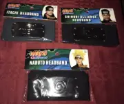 NARUTO SHIPPUDEN HEADBAND PICK 1 NARUTO SHINOBI ALLIANCE OR ITACHI NEW