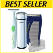 Electric Shaver & Trimmer Combo - Precision Grooming for Face & Intimate Areas