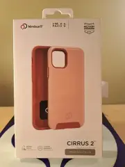 NIMBUS CIRRUS 2 CELL PHONE PROTECTOR CASE FOR APPLE IPHONE 11 PRO XS X PEACH