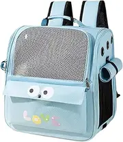 Pet Travel Carrier - Pet Carrier Cat Travel Bag Backpack | Window Roller Blind for Small Cats and Dogs Carrier for Puppy Outdoor Hiking Camping Walking Bike