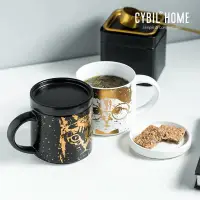 在飛比找蝦皮商城精選優惠-現貨）馬克杯 貓咪 防塵 帶蓋 對杯 禮物 禮盒 水杯 咖啡