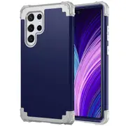 MCC Impact Samsung Galaxy S22 Ultra Shockproof 3in1 Rugged Case Cover S908 [Dark Blue]
