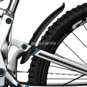 1 Pair Bike Fender, Adjustable MTB Mud Guard, Front and Rear Compatible Mudguard