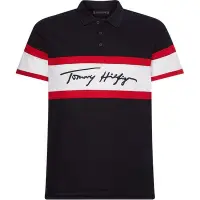 在飛比找Yahoo奇摩購物中心優惠-Tommy Hilfiger 男生 短袖 polo衫 藍 1