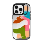 iPhone 16 Pro Mirror Ring Stand Case MagSafe Compatible Lazo by Enrique Larios