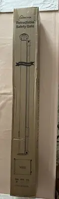 Uamector Extra Retractable Black Mesh Gate - 137”