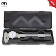 6"/0.001" Dial Caliper Premium Precision Shock Proof Carbon Steel