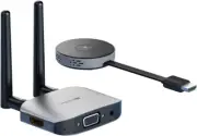 Hagibis Wireless HDMI Transmitter & Receiver Extender Kit, Full HD 1080P@60Hz 5G