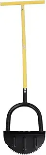 Garden Weasel Edger, Manual Half Moon Lawn Edger with T Handle, Edger Tool for Cutter, Sod, Lawn Maintenance in Gardening and Farming