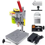 Mini Drill Press, Benchtop Drill Press, Portable Electric Drilling Machine, C...