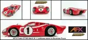 AFX Ford GT40 Mark IV #1 LeMans HO Slot Car Mega G + Also Fits Auto World 22042