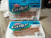 2 Packs Gulp Saltwater Fishing Baits 3" Mantis Shrimp New Penny Color