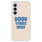 For Samsung S24 S23 S22 S21 ZFold ULTRA Shockproof Good Vibes Only Case Cover