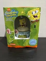 Enesco 2003 Sponge Bob SquarePants Musical Theme Song Snow Globe NIB TESTED WORK