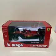 Burago F1 1/43 Diecast - Scuderia Ferrari F1 Team SF21 Carlos Sainz #55