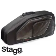 Stagg SC-AS Lightweight Deluxe Black Saxophone Nylon Wear-Proof Soft Case
