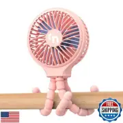 WiHoo Portable Stroller Fan Clip On for Baby Rechargeable Car Seat Fan,3 Spee