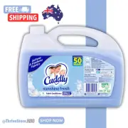 Cuddly Liquid Fabric Softener 5L, 50 Washes, Sunshine Fresh - Free Shipping!