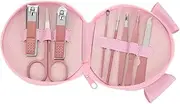 Baluue Professional Nail Clippers Set Storage Case Stainless Steel Nail Clippers Set for Manicure