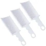 3pcs Barber Fade Comb for Men, Heat-Resistant ABS Professional Clipper Comb, ...