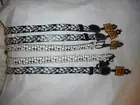 N/W/T Kmart black/white FEMALE Belt each one sold separately.Sizes L AND MED