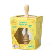 BEECHWOOD HONEY DIPPER JAR Talisman Designs Glass Holds 12 Ounces NEW GET REAL™
