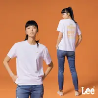 在飛比找蝦皮商城優惠-Lee 後背印字寬鬆短袖T恤 女 101+ 白 LB3020