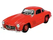 WELLY MERCEDES-BENZ 300 SL 300SL GULLWING RED 1:24 DIE CAST METAL MODEL NEW BOX