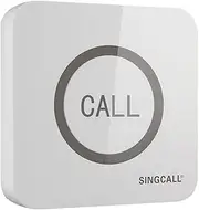 SINGCALL Home Caring System,Hotel Calling System,Big Touching Button,Make Calling More Convenient,360 Degree Water-Proof,Touchable Button,One-Button Pager APE520 (It Can't Be Used Alone)