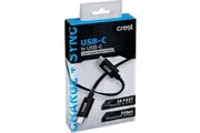 Crest Usb-c To Usb-c 1.2m Superspeed Cable Each
