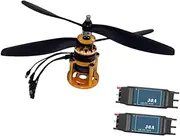 RC Aircraft Parts for High Speed Propeller Plane and Helicopter with Double Propellers, Motor 30A ESC