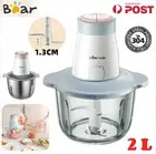 Electric Food Grinder Meat Chopper Blender Filler Mincer Sausage Processor 2L AU