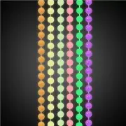 Glow in The Dark Necklaces for Mardi Gras Multicolor Halloween 2 dozen
