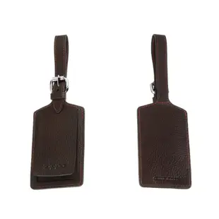 ZIPPO 牛皮行李箱標籤 (棕色/迷彩灰/迷彩綠) 行李箱標籤 牛皮標籤 標籤夾 行李吊牌 旅行箱行李牌