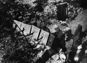 Argonne Barracks In The Forest 1915 WWI OLD PHOTO