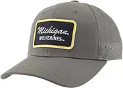 ZHATS Standard NCAA Officially Licensed Snapback Hat Big Rig Patch Smoke Brick
