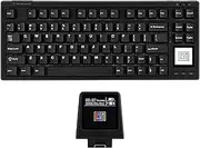 EPOMAKER RT80 Wireless Gaming Keyboard, Tri-Mode 75% Mechanical Keyboard, Hot-swap Creamy Custom Keyboard, with Touch Screen and Mini Display, NKRO for Office Game (Black, Wisteria Linear Switch)