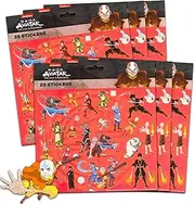 Avatar The Last Airbender Stickers Party Favors Bundle ~ 150 Avatar Stickers for Kids Featuring Aang, Appa, Momo, Katara, Zuko, More | Avatar Toys Party Supplies
