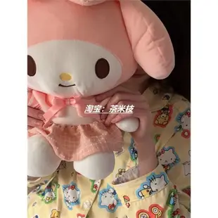 hellokitty純棉睡衣女春秋長袖可愛卡通長褲少女凱蒂貓家居服套裝