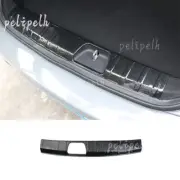 Fit For Mini Cooper Clubman F54 Carbon Fiber Steel Bumper Trunk Sill Cover Guard
