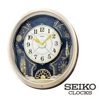 在飛比找momo購物網優惠-【SEIKO 精工】煙火摩天輪Hi-Fi音樂掛鐘QXM239